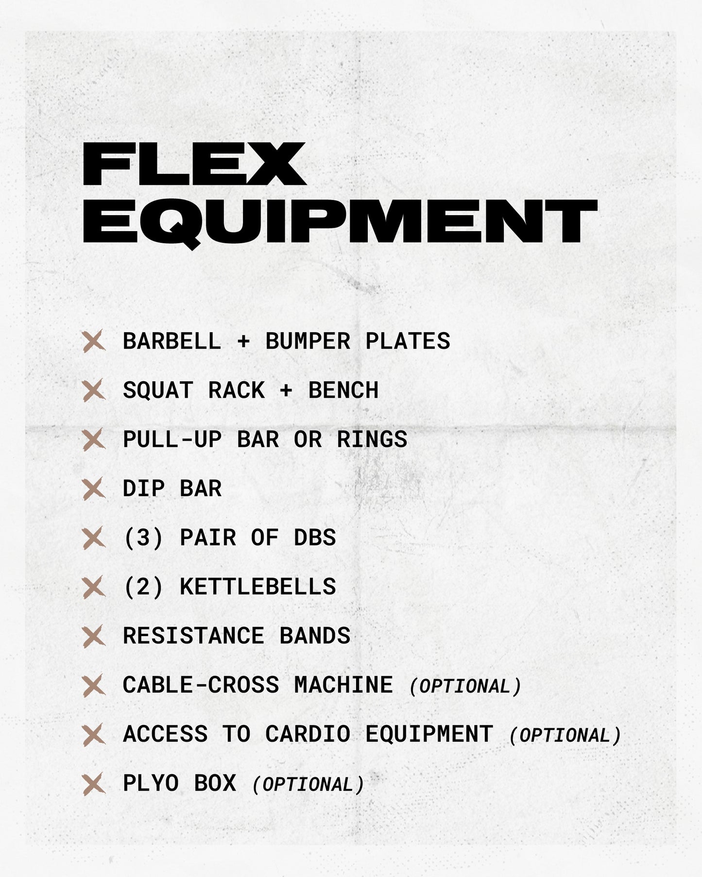 FLEX: 5RM Strength + Hypertrophy 6-Week Cycle [E-Book]