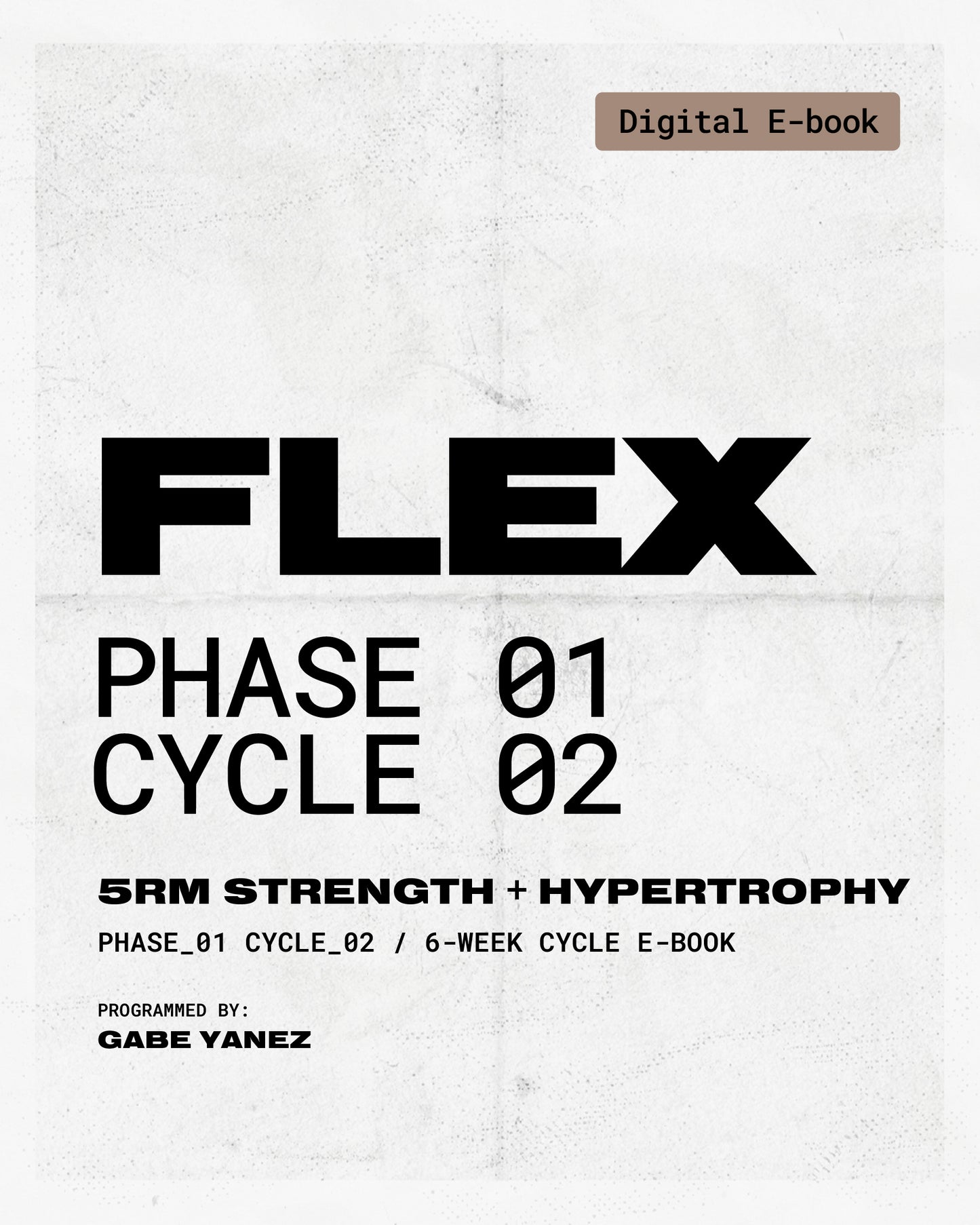 FLEX: 5RM Strength + Hypertrophy 6-Week Cycle [E-Book]