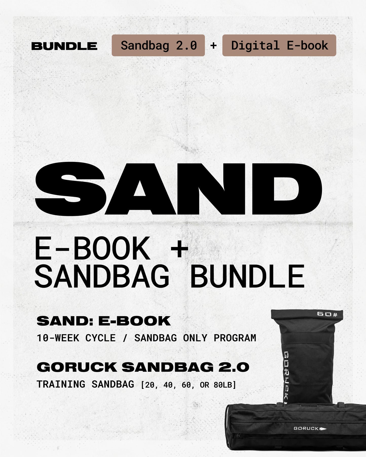 SAND: Bundle [Sandbag + E-Book]